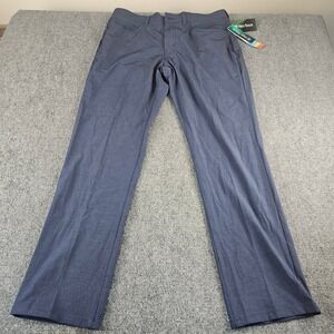 Pro Tour Mens‎ Golf Pants Blue 36x32 MotionPlay 360 Stretch UPF 30 PZBMA028 411